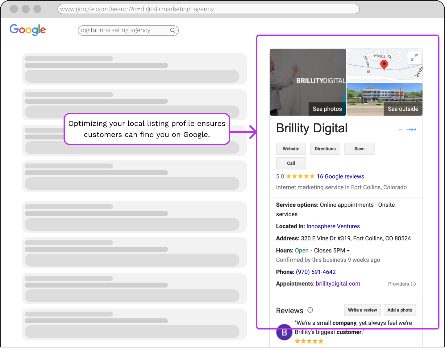 Optimizing your google my business profile